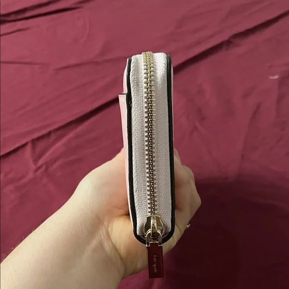 NWTs Kate Spade Soft Pink Large Zip Wallet - Picture 12 of 16